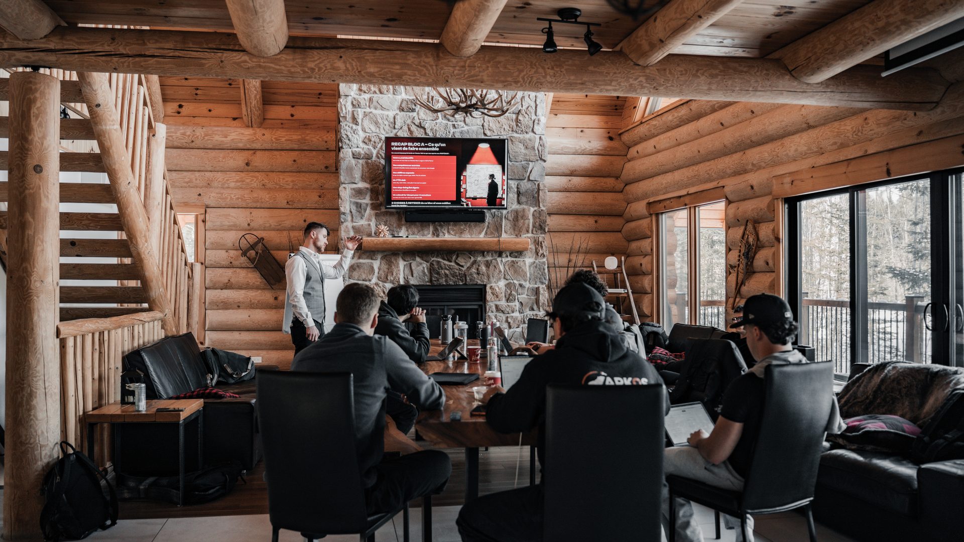 Charles presenting at the Propulsion Retreat